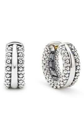 LAGOS LAGOS Signature Caviar Huggie Hoop Earrings (Nordstrom Exclusive)