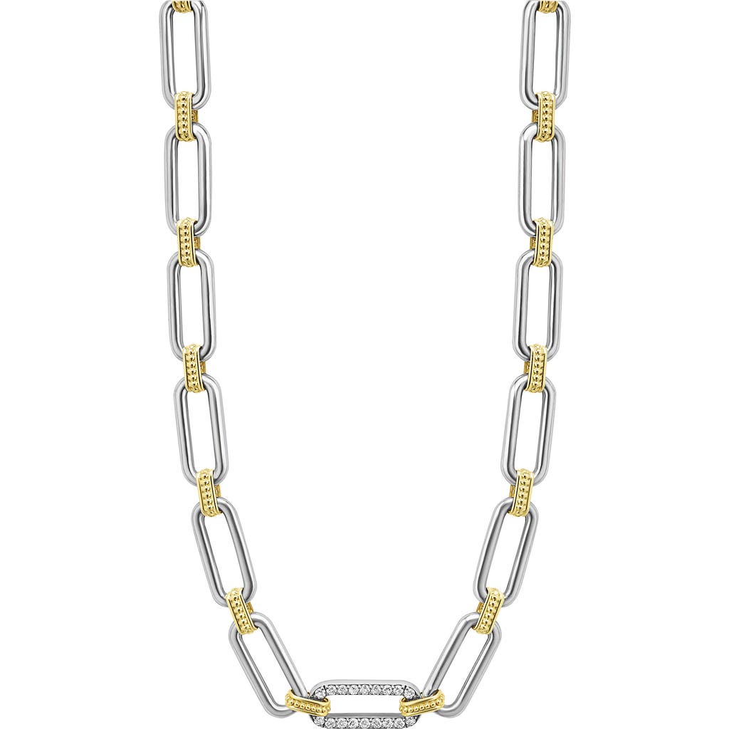 LAGOS LAGOS Signature Caviar Links Chain Necklace