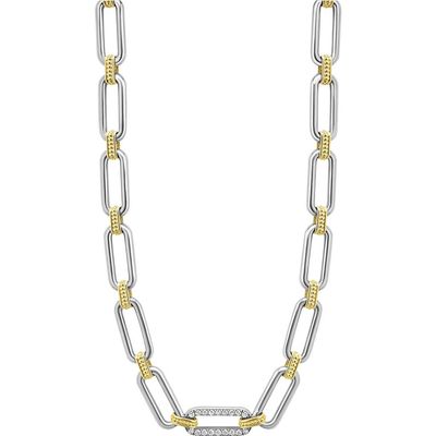 LAGOS LAGOS Signature Caviar Links Chain Necklace
