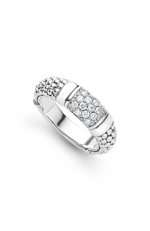 LAGOS LAGOS Signature Caviar Pavé Diamond Ring