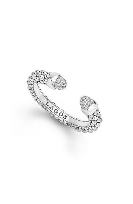 LAGOS LAGOS Signature Caviar Pavé Diamond Versa Ring