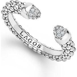 LAGOS LAGOS Signature Caviar Versa Pavé Diamond Ring