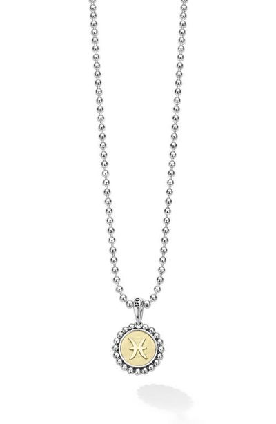 LAGOS LAGOS Signature Caviar Zodiac Pendant Necklace