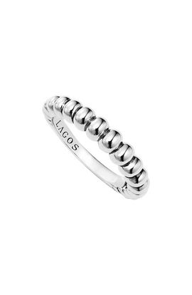 LAGOS LAGOS 'Signature Caviar' Bold Fluted Stack Ring