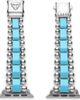 LAGOS LAGOS Smart Blue Caviar Ceramic & Stainless Steel 20mm Apple Watch® Watchband - 1