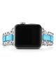 LAGOS LAGOS Smart Blue Caviar Ceramic & Stainless Steel 20mm Apple Watch® Watchband - 5