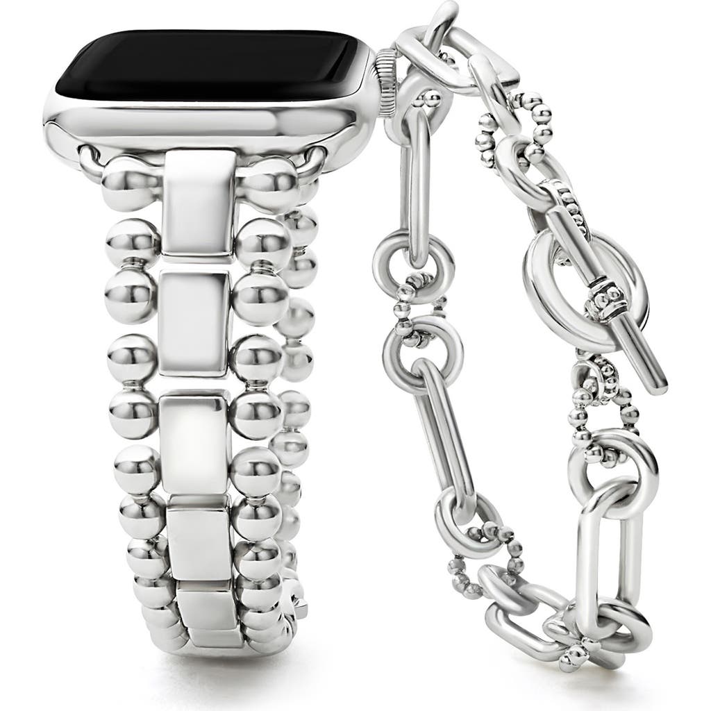 LAGOS LAGOS Smart Caviar Link Bracelet & Apple® Watch Watchband Gift Set