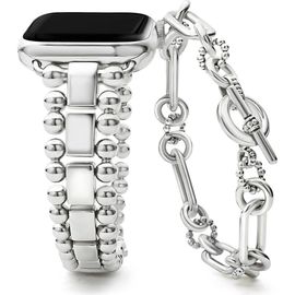 LAGOS LAGOS Smart Caviar Link Bracelet & Apple® Watch Watchband Gift Set
