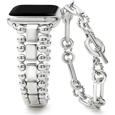 LAGOS LAGOS Smart Caviar Link Bracelet & Apple® Watch Watchband Gift Set