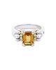 Lagos Lagos Sterling Silver & 18K Yellow Gold Glacier Citrine Ring - 3