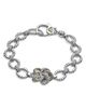 Lagos Lagos Sterling Silver & 18K Yellow Gold Love Knot Station Bracelet, 8 - 2