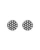 Lagos Lagos Sterling Silver Bold Caviar Button Stud Earrings - 2