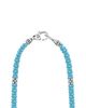 Lagos Lagos Sterling Silver Caviar Blue Caviar Ceramic Beaded Necklace, 16 - 3