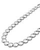 Lagos Lagos Sterling Silver Caviar Bubbly Disc Collar Necklace, 16 - 3