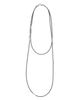 Lagos Lagos Sterling Silver Caviar Icon Hematite Strand Necklace, 34 - 5
