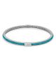 Lagos Lagos Sterling Silver Caviar Icon Turquoise Beaded Bangle Bracelet - 1