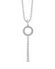 Lagos Lagos Sterling Silver Caviar Spark Diamond Circle Graduated Bead Pendant Necklace, 34 - 1