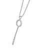 Lagos Lagos Sterling Silver Caviar Spark Diamond Circle Graduated Bead Pendant Necklace, 34 - 2