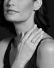 Lagos Lagos Sterling Silver Caviar Spark Diamond Square Ring - 3