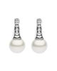 Lagos Lagos Sterling Silver Cultured Freshwater Pearl Luna Pearl Drop Huggie Hoop Earrings - 2