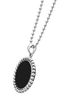 Lagos Lagos Sterling Silver Maya Black Onyx Circle Pendant Necklace, 34 - 3