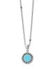 Lagos Lagos Sterling Silver Maya Blue Ceramic Pendant Necklace, 18 - 1