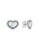 Lagos Lagos Sterling Silver Maya Mother of Pearl Inlay Stud Earrings - 3