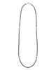 Lagos Lagos Sterling Silver Signature Caviar Black Agate Station Necklace, 18 - 2