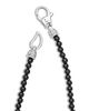 Lagos Lagos Sterling Silver Signature Caviar Black Agate Station Necklace, 34 - 4