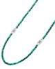Lagos Lagos Sterling Silver Signature Caviar Malachite Station Necklace, 34 - 3