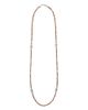 Lagos Lagos Sterling Silver Signature Caviar Tiger Eye Station Necklace, 18 - 1