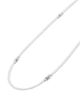 Lagos Lagos Sterling Silver Signature Caviar White Agate Station Necklace, 18 - 2