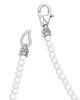 Lagos Lagos Sterling Silver Signature Caviar White Agate Station Necklace, 34 - 3