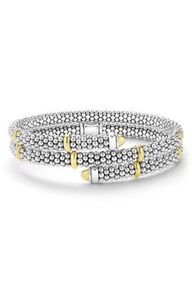 LAGOS LAGOS Two-Tone Caviar Versa Wrap Bracelet