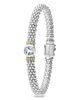 Lagos Lagos White Topaz Caviar Color Bracelet, 6mm - 3