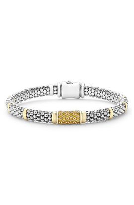 LAGOS LAGOS Yellow Sapphire Caviar Bead Bracelet