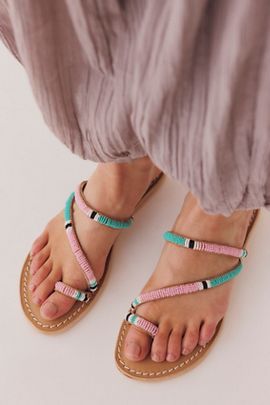 Laidback London Diani Beaded Sandals