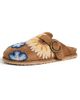 Laidback London Laidback London Drift French Knot Mules Mustard Suede Multi - 1