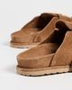 Laidback London Laidback London Drift French Knot Mules Mustard Suede Multi - 4