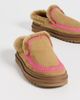 Laidback London Laidback London Jun 4.2 Slippers Saffron Suede Neon Pink - 5