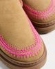 Laidback London Laidback London Jun 4.2 Slippers Saffron Suede Neon Pink - 6