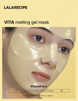 Lalarecipe Lalarecipe Vita Melting Gel Mask Set of 4