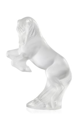 Lalique Lalique Small Prancing Horse Crystal Sculpture Clear