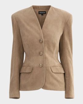 LaMarque Abitha Hourglass Suede Jacket