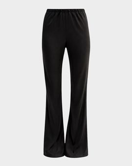LaMarque Emile Straight-Leg Satin Pants