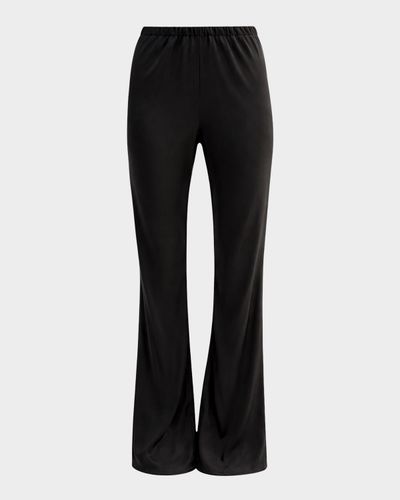 LaMarque Emile Straight-Leg Satin Pants