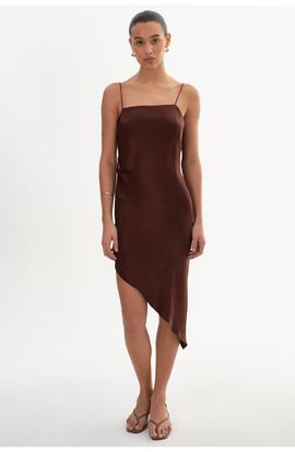 LAMARQUE LAMARQUE Ashley | Asymmetrical Satin Dress