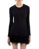Lamarque Lamarque Bahira Feather Hem Dress - 1