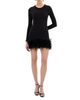 Lamarque Lamarque Bahira Feather Hem Dress - 3