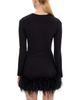 Lamarque Lamarque Bahira Feather Hem Dress - 4